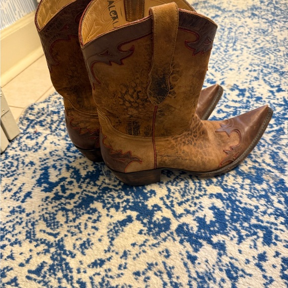Old Gringo Leopardito Cowboy Boots Sz 10.5 - Picture 4 of 9